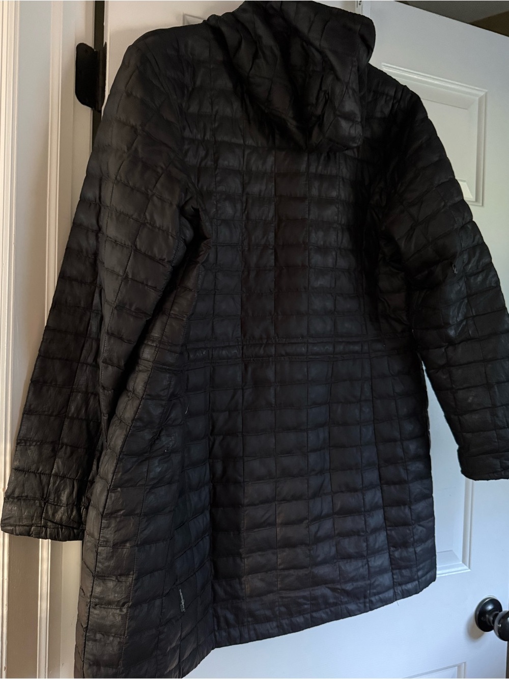The North Face ThermoBall Eco Hooded Full Zip Mid-Length Puffer Jacket size XL - Picture 11 of 12